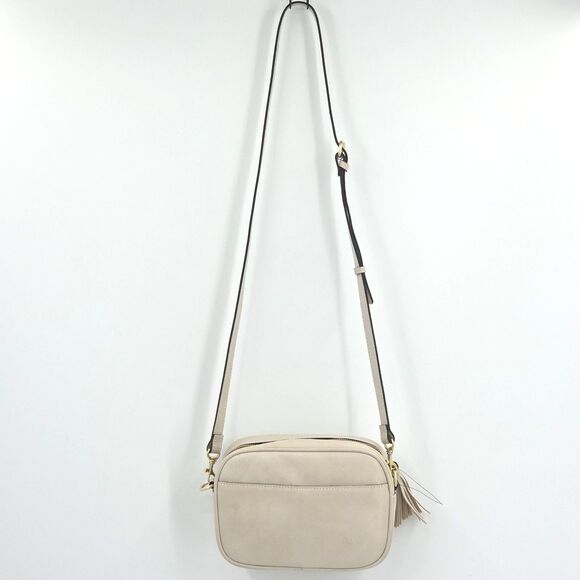 Patricia Nash Josie Small Crossbody Leather Bag Purse Greek Mirror Embroidery - Picture 6 of 10